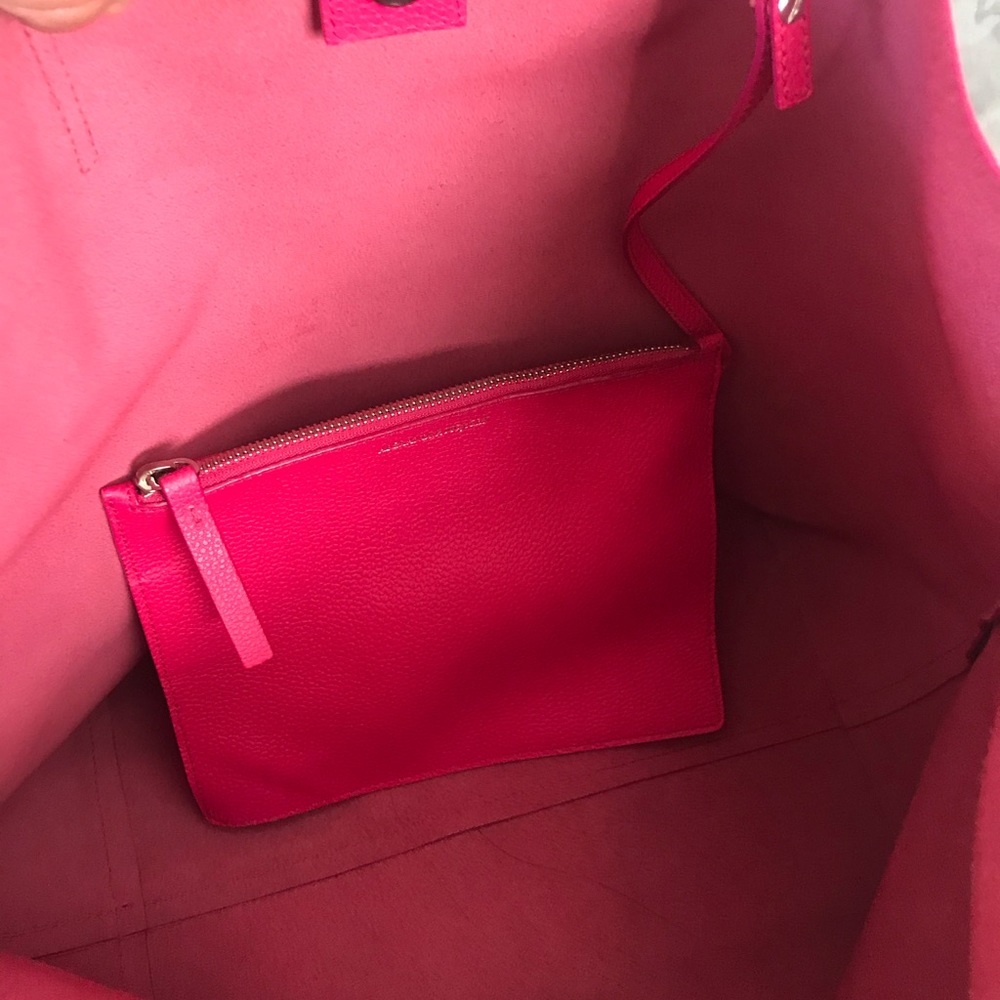 Alexander McQueen Pink Leather Tote Bag